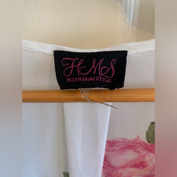 Sheer long floral dress - Picture 6 of 7